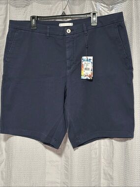 Robert Graham Navy Flat-Front Men's Shorts, NWT’s, Size 40